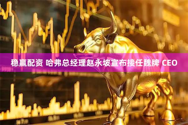 稳赢配资 哈弗总经理赵永坡宣布接任魏牌 CEO
